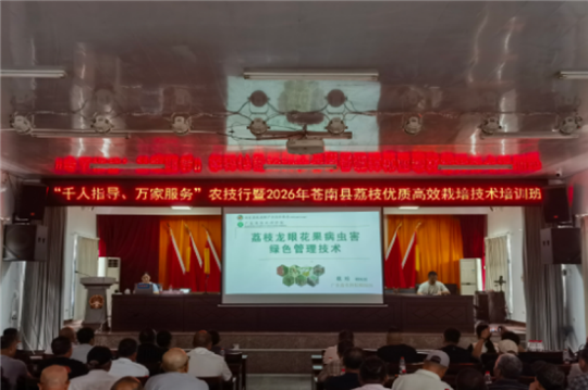 广东植保所专家参加浙江省温州市荔枝高效栽培技术培训班